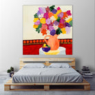 Taking In The Love by Ruth Fromstein on GIANT ART - oranges floral bouquet