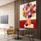 Taking In The Love by Ruth Fromstein on GIANT ART - oranges floral bouquet