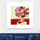 Taking In The Love by Ruth Fromstein on GIANT ART - oranges floral bouquet