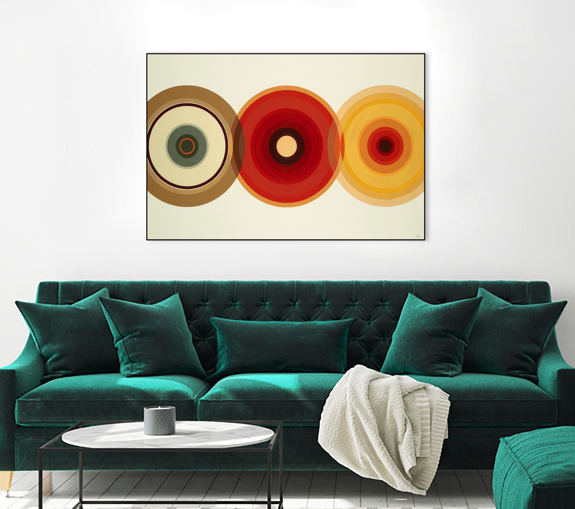 Color Test 6 by KC Haxton on GIANT ART - yellow abstract