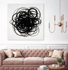 Scribbles II by KC Haxton on GIANT ART - black abstract