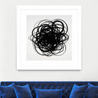 Scribbles II by KC Haxton on GIANT ART - black abstract