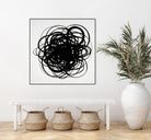 Scribbles II by KC Haxton on GIANT ART - black abstract