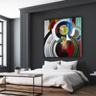 Focal by KC Haxton on GIANT ART - blue abstract