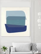 Shapes IV by KC Haxton on GIANT ART - brights, neutrals abstract