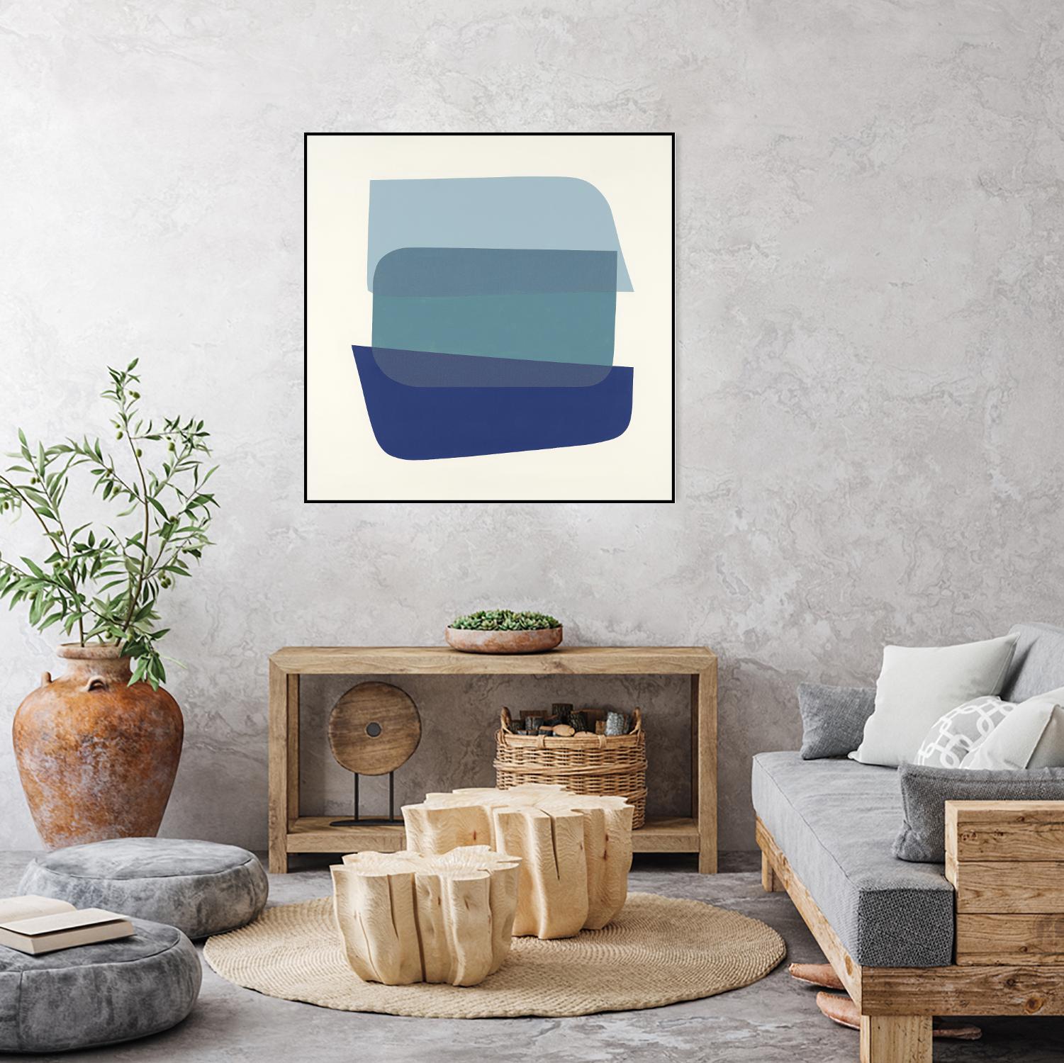 Shapes IV by KC Haxton on GIANT ART - brights, neutrals abstract