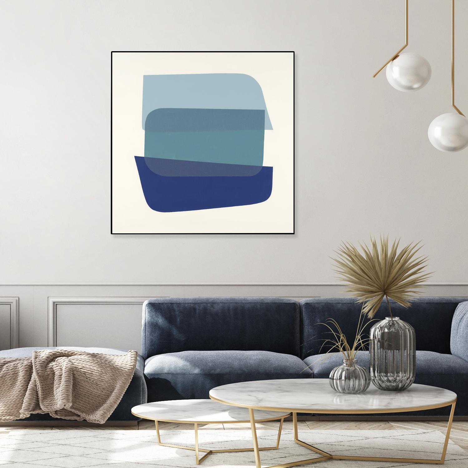 Shapes IV by KC Haxton on GIANT ART - brights, neutrals abstract