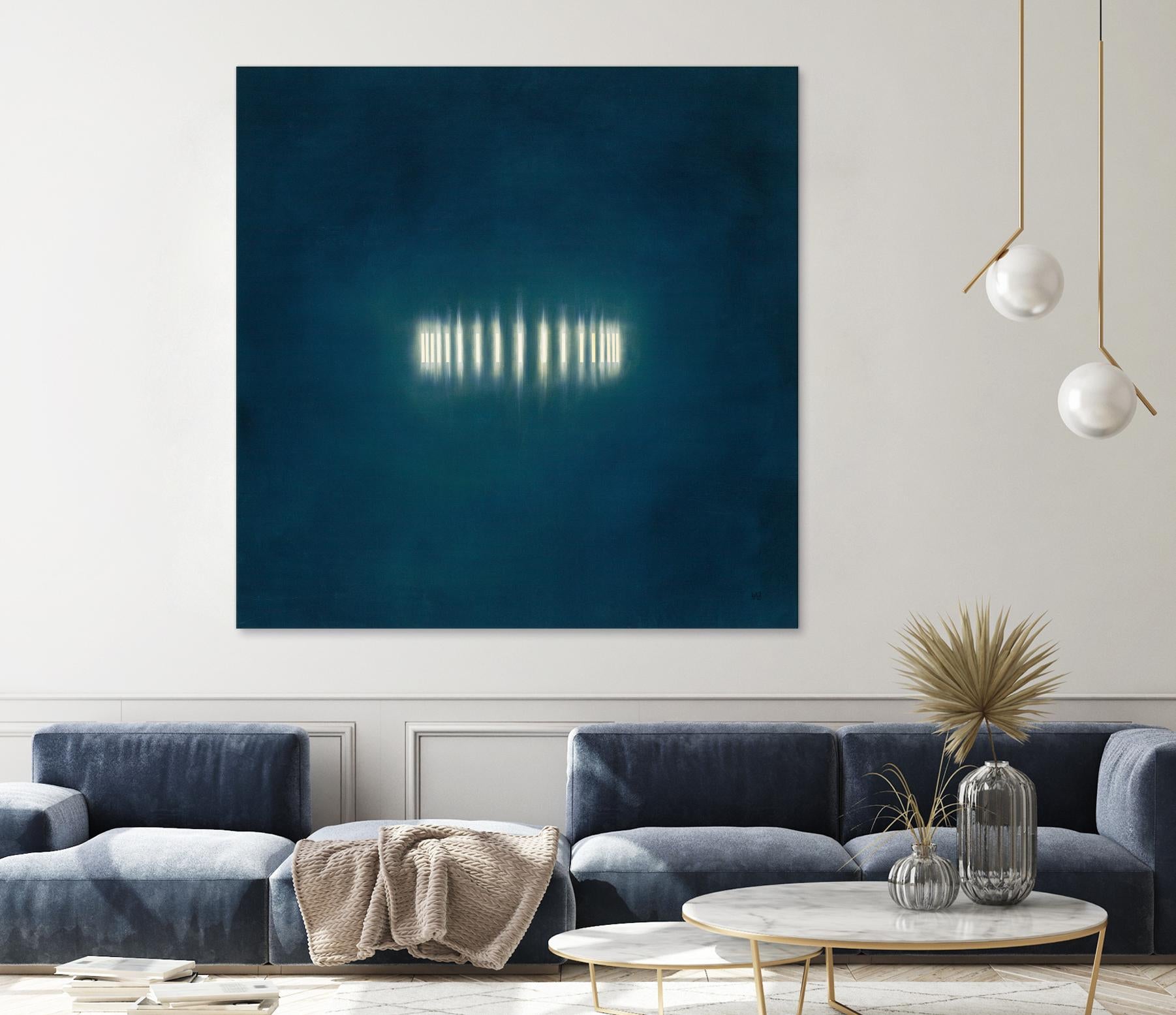 Light Ring II by KC Haxton on GIANT ART - white abstract
