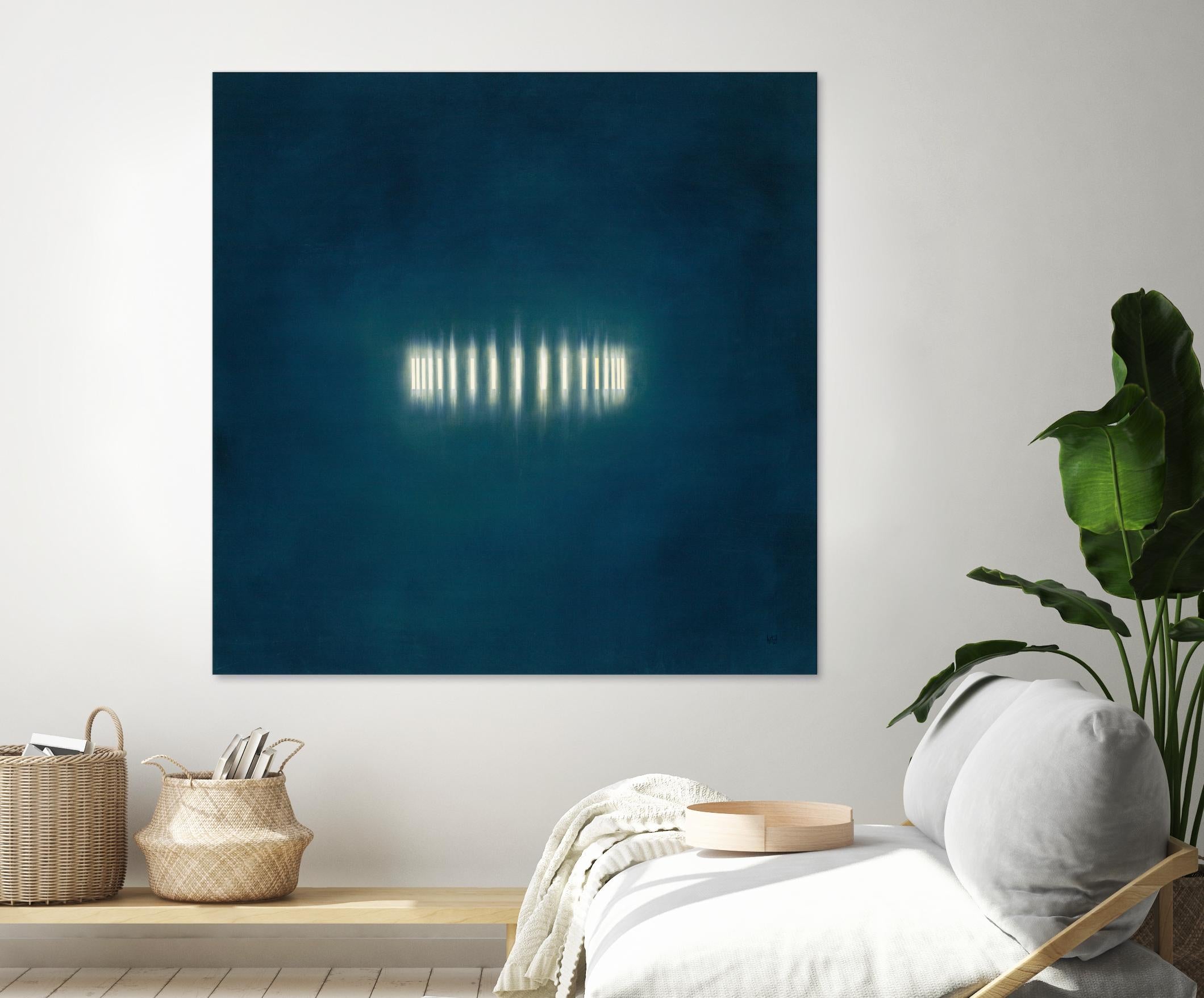 Light Ring II by KC Haxton on GIANT ART - white abstract
