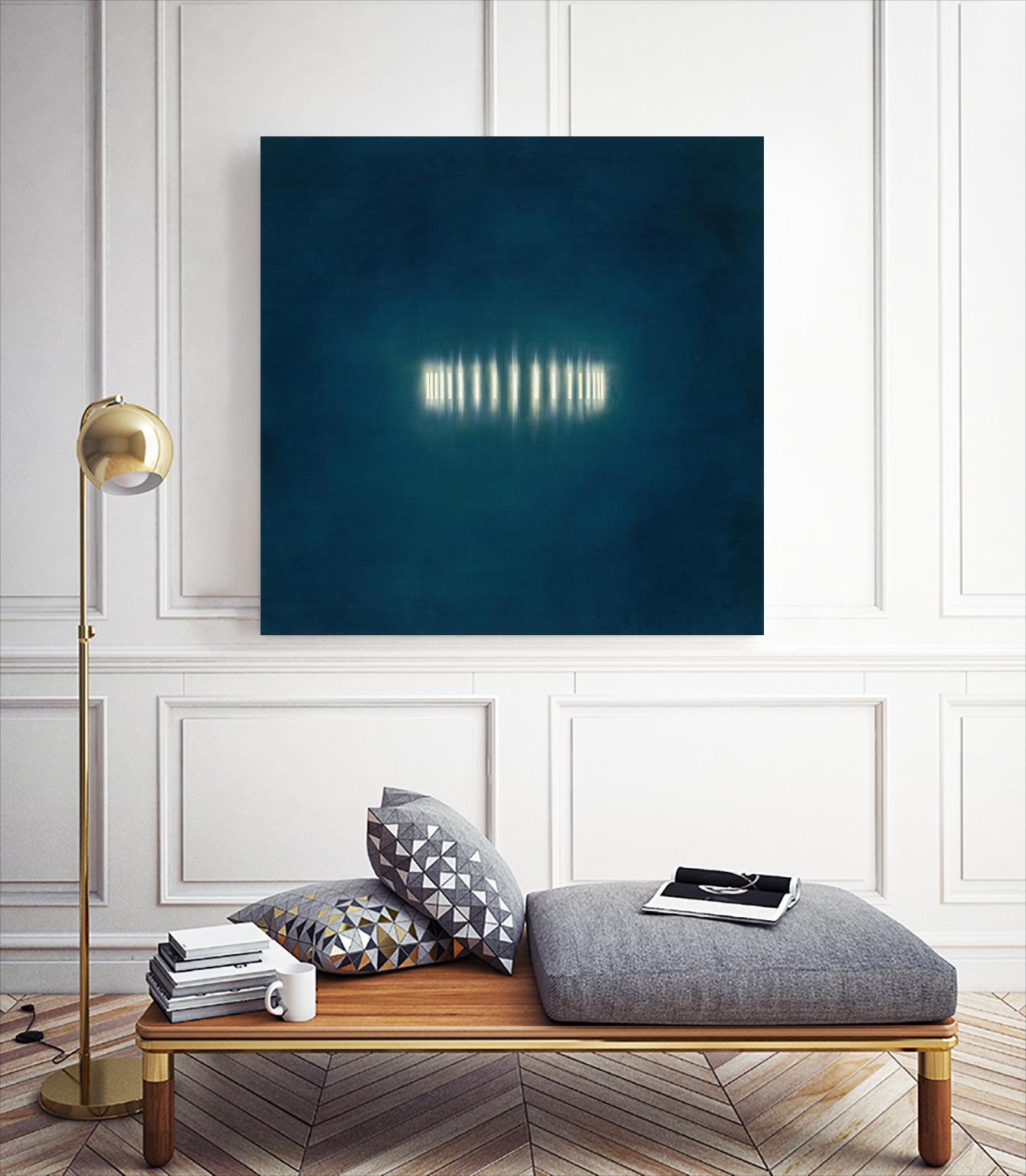 Light Ring II by KC Haxton on GIANT ART - white abstract