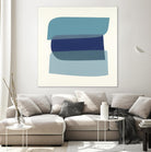 Shapes II V5 by KC Haxton on GIANT ART - blues geometric shapes
