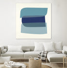 Shapes II V5 by KC Haxton on GIANT ART - blues geometric shapes