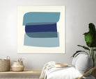 Shapes II V5 by KC Haxton on GIANT ART - blues geometric shapes