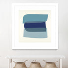 Shapes II V5 by KC Haxton on GIANT ART - blues geometric shapes