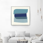 Shapes II V5 by KC Haxton on GIANT ART - blues geometric shapes