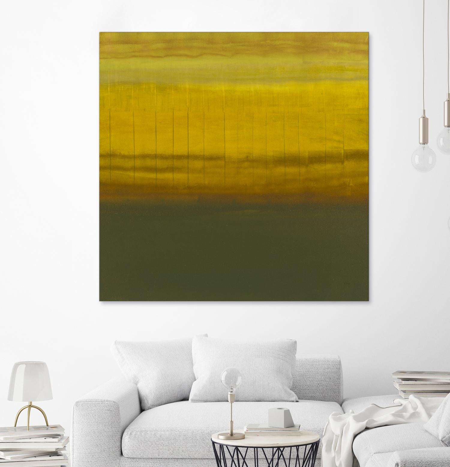 Sense I by Randy Hibberd on GIANT ART - green abstract