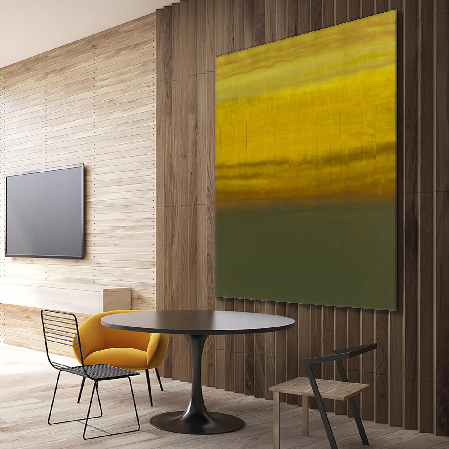 Sense I by Randy Hibberd on GIANT ART - green abstract