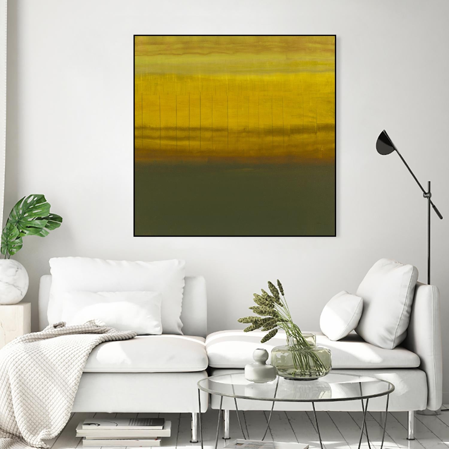 Sense I by Randy Hibberd on GIANT ART - green abstract