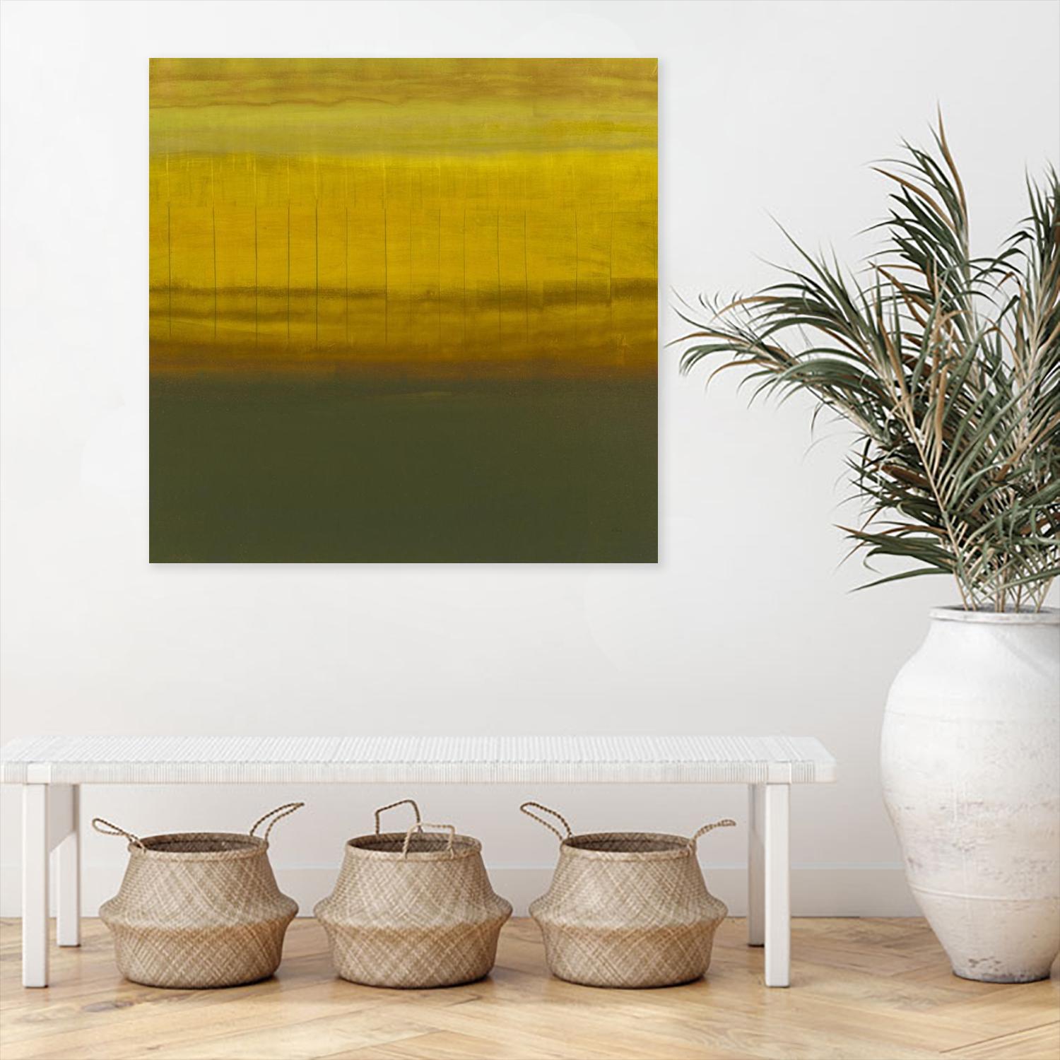 Sense I by Randy Hibberd on GIANT ART - green abstract