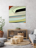 Layered Sounds II by Randy Hibberd on GIANT ART - green abstract