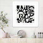 Prosperous Element by Randy Hibberd on GIANT ART - white abstract