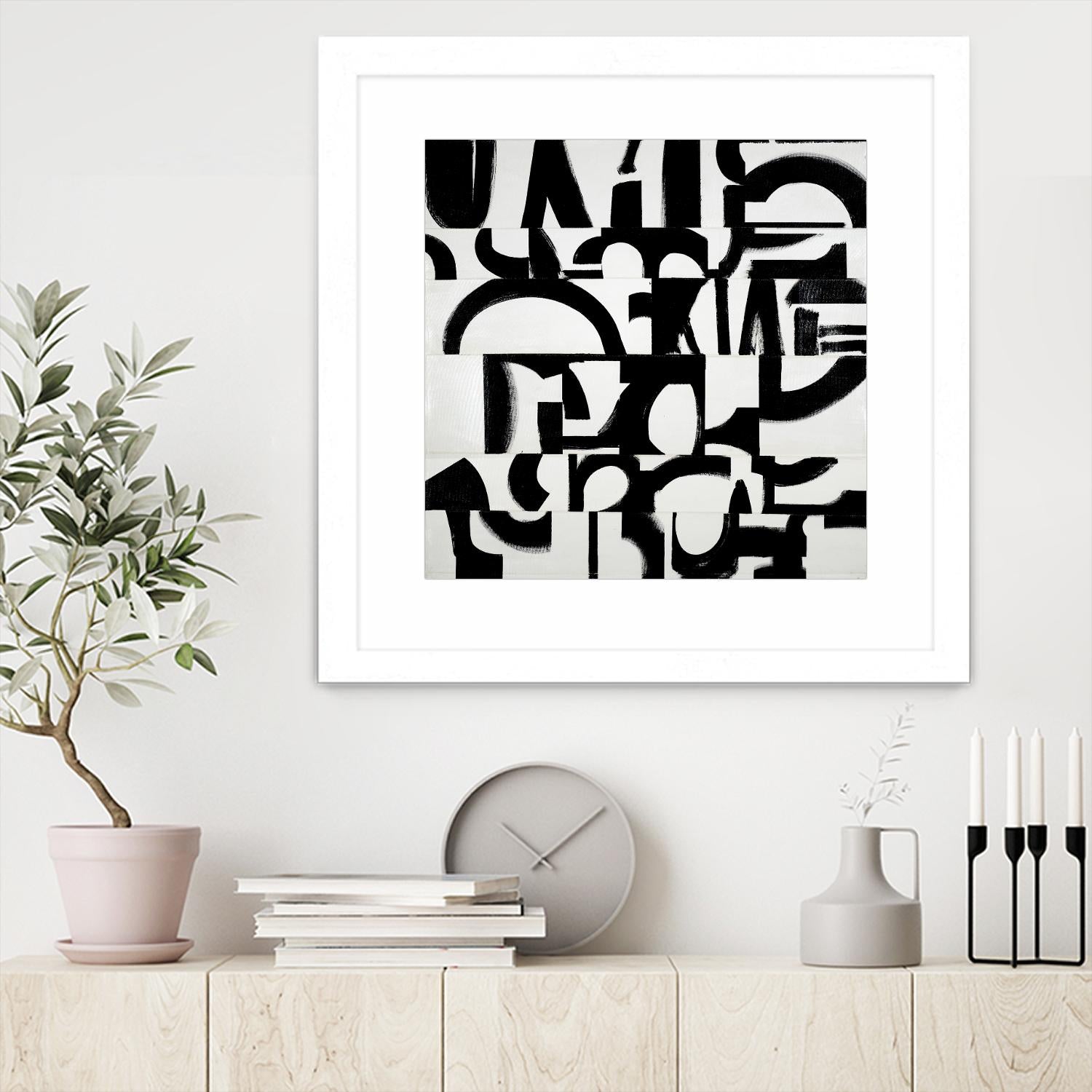 Prosperous Element by Randy Hibberd on GIANT ART - white abstract