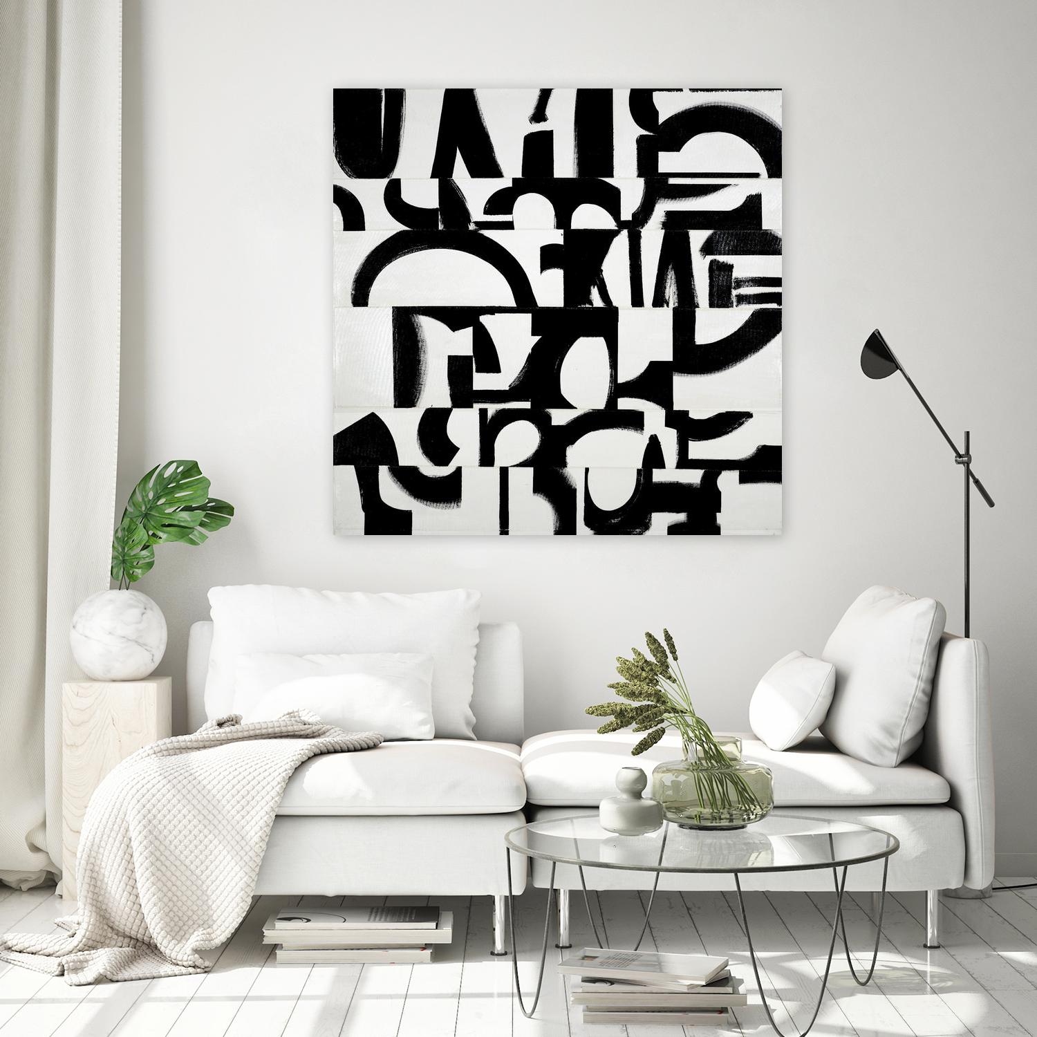 Prosperous Element by Randy Hibberd on GIANT ART - white abstract