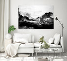 Blu Scenery V2 by Randy Hibberd on GIANT ART - white abstract