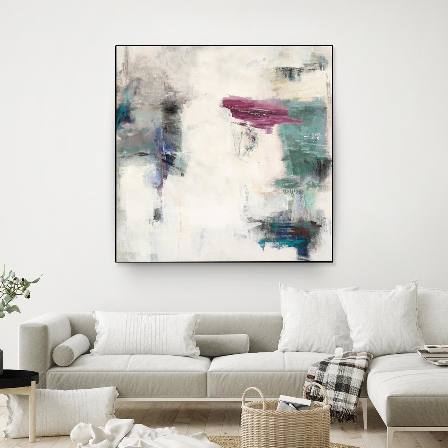Best Promise by Randy Hibberd on GIANT ART - turquoise abstract