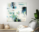 Spring Blu by Randy Hibberd on GIANT ART - grey abstract