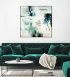 Spring Blu by Randy Hibberd on GIANT ART - grey abstract