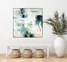 Spring Blu by Randy Hibberd on GIANT ART - grey abstract