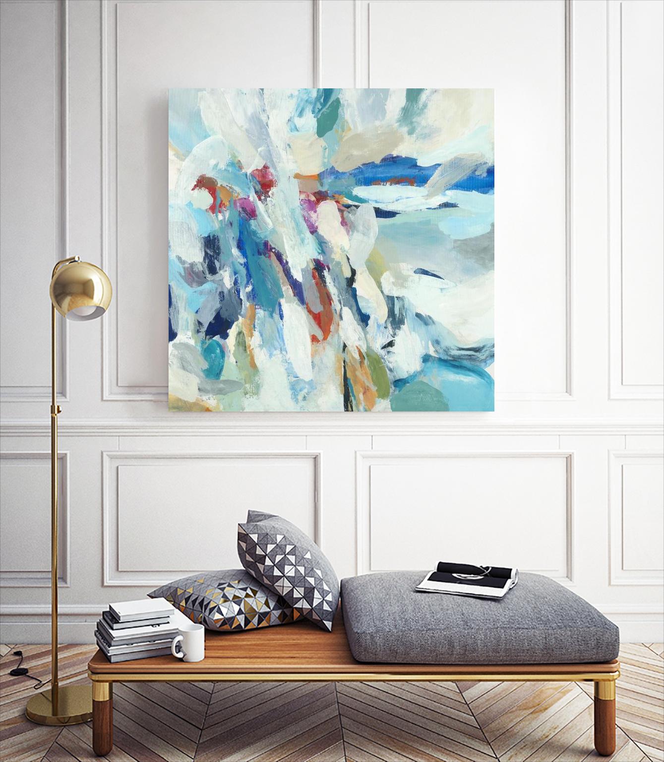 Joyous Expansion by Randy Hibberd on GIANT ART - blues abstract