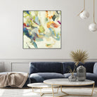 Organic Building Blocks by Randy Hibberd on GIANT ART - greens abstract, organic shapes
