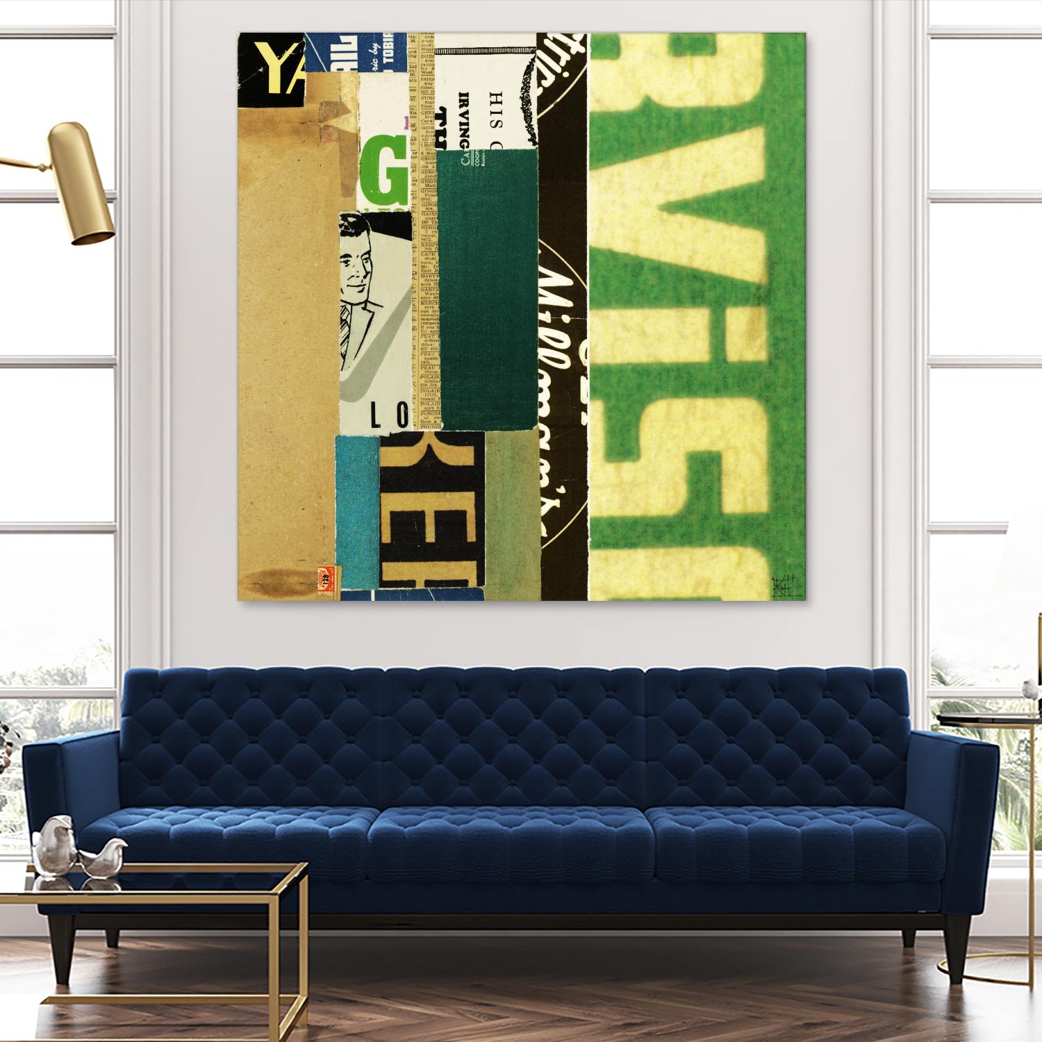Emerge IV by Kelsey Hochstatter on GIANT ART - green contemporary
