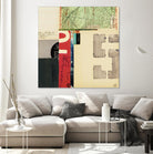 Emerge IX by Kelsey Hochstatter on GIANT ART - red contemporary
