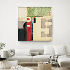 Emerge IX by Kelsey Hochstatter on GIANT ART - red contemporary