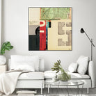 Emerge IX by Kelsey Hochstatter on GIANT ART - red contemporary