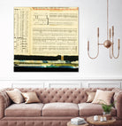 Ephemera Scape III by Kelsey Hochstatter on GIANT ART - black contemporary