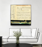Ephemera Scape III by Kelsey Hochstatter on GIANT ART - black contemporary