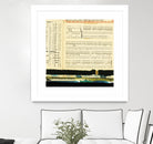 Ephemera Scape III by Kelsey Hochstatter on GIANT ART - black contemporary