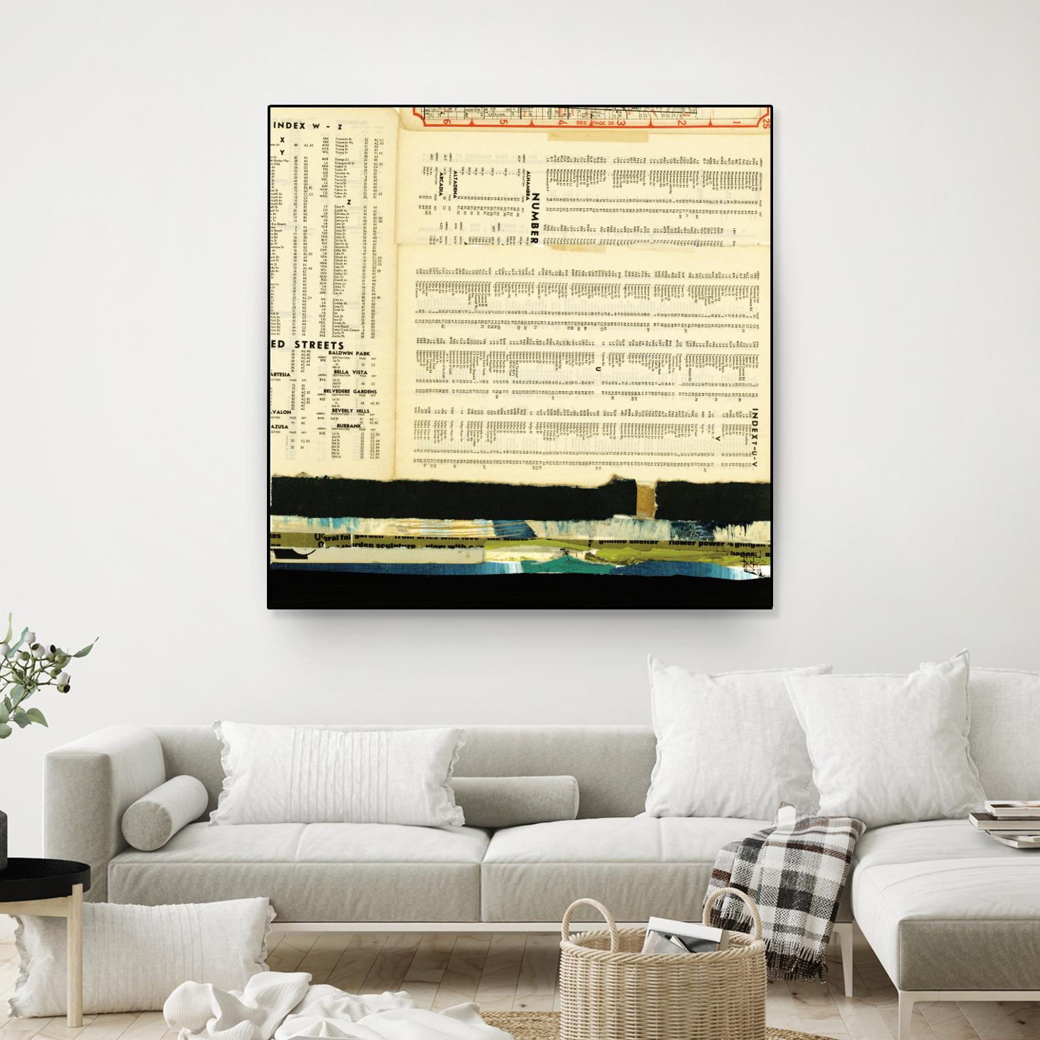 Ephemera Scape III by Kelsey Hochstatter on GIANT ART - black contemporary