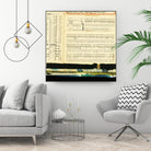 Ephemera Scape III by Kelsey Hochstatter on GIANT ART - black contemporary
