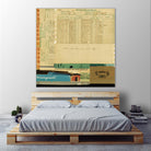 Ephemera Scape IV by Kelsey Hochstatter on GIANT ART - blue contemporary
