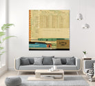 Ephemera Scape IV by Kelsey Hochstatter on GIANT ART - blue contemporary