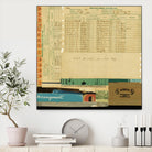 Ephemera Scape IV by Kelsey Hochstatter on GIANT ART - blue contemporary