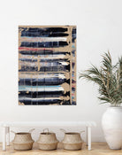 Light Blue, Red, Black by Jeff Iorillo on GIANT ART - black abstract