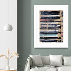 Light Blue, Red, Black by Jeff Iorillo on GIANT ART - black abstract