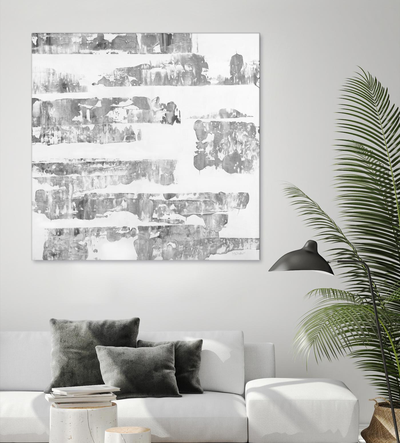 Grey Levels by Jeff Iorillo on GIANT ART - white abstract