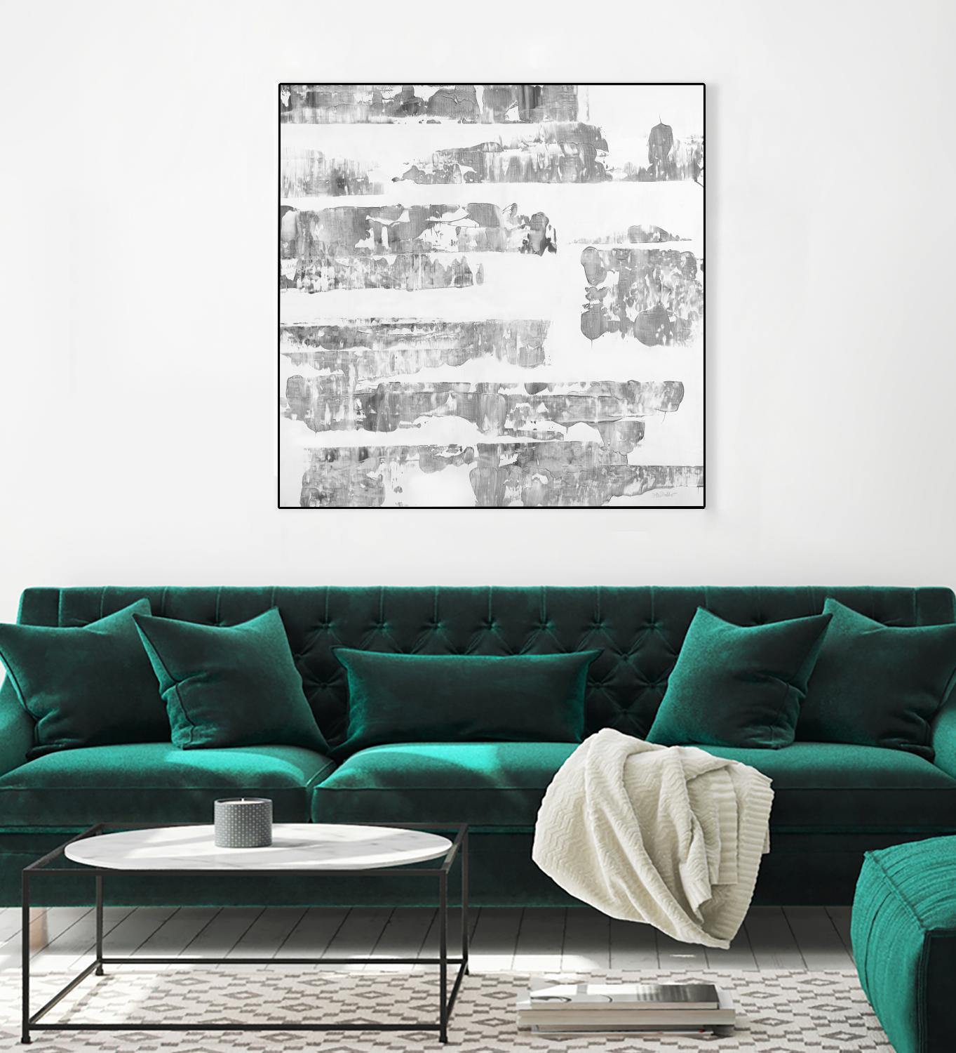 Grey Levels by Jeff Iorillo on GIANT ART - white abstract